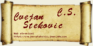 Cvejan Steković vizit kartica